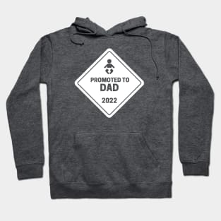 Promoted to Dad Baby Announcement Hoodie